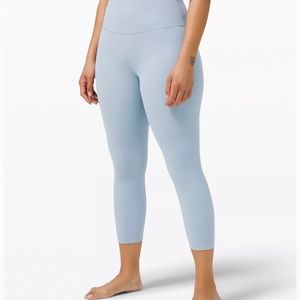 Lululemon Wunder Train High Rose Crop 23”